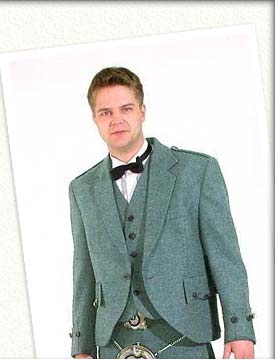 tweed argyll kilt jacket